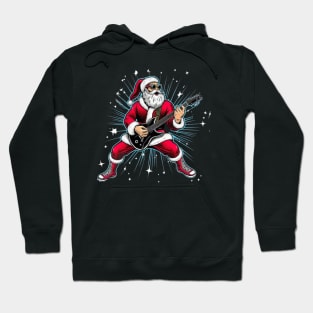 Christmas Santa Popstar 35 Hoodie